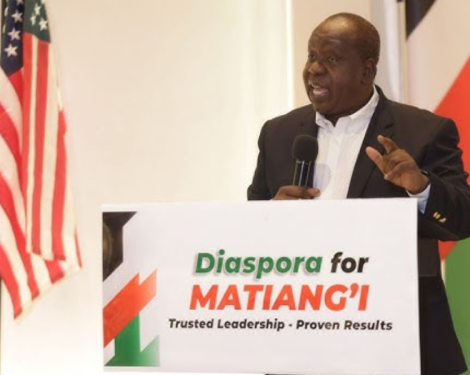 Matiang’i Launches 2027 Presidential Bid in Baltimore, Calls for Diaspora Mobilisation