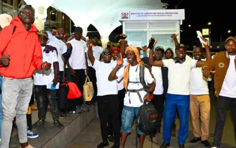 Kenyan Construction Workers Secure Jobs in Iraq, Qatar, Russia Through Kazi Majuu Program