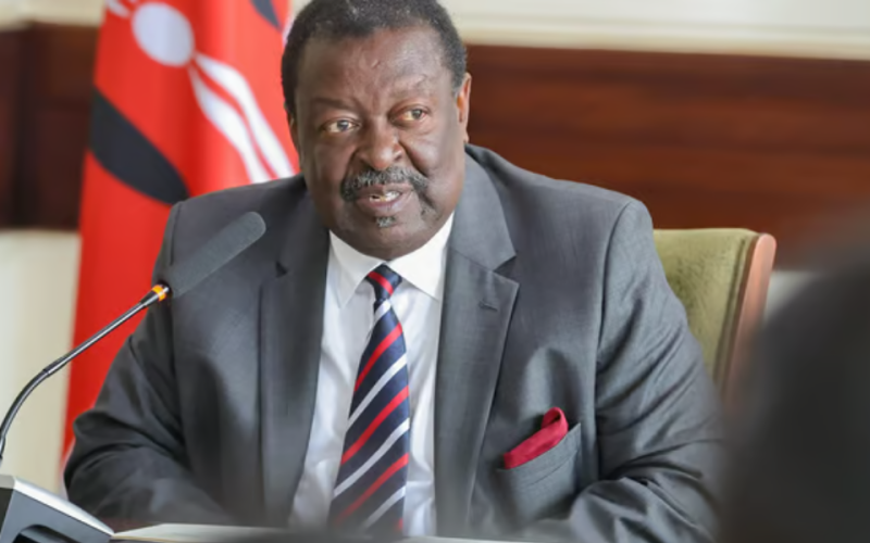 Mudavadi Announces Plan to Make Bilateral Deals Publicly Accessible