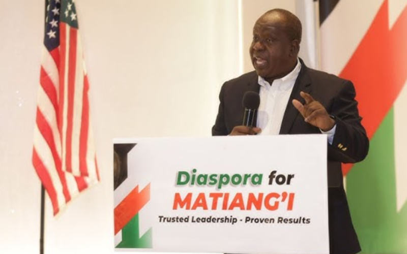 Matiang’i Launches 2027 Presidential Bid in Baltimore, Calls for Diaspora Mobilisation