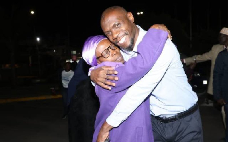 Tears and Joy at JKIA as Kenyan Man Returns Home After 14 Years on Saudi Death Row