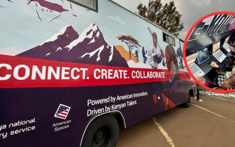 Eldoret Launches American Spaces Bus to Boost Youth Innovation and Digital Access