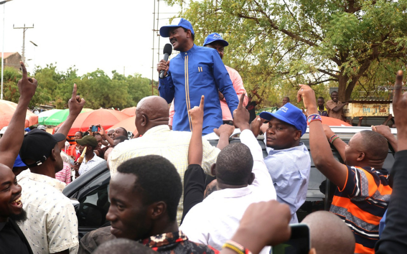 Kalonzo Heckled with ‘Tutam’ Chants at Tharaka Nithi Rally
