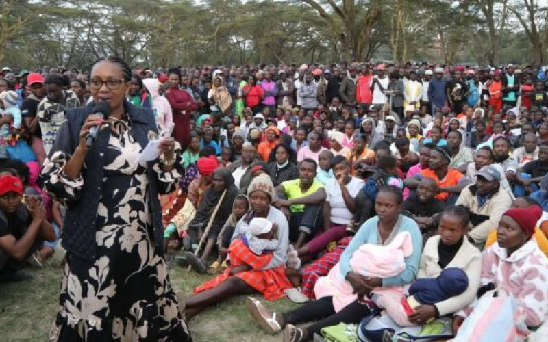 Governor Kihika’s Visit to Flood-Hit Naivasha Turns Chaotic as Crowd Turns Violent