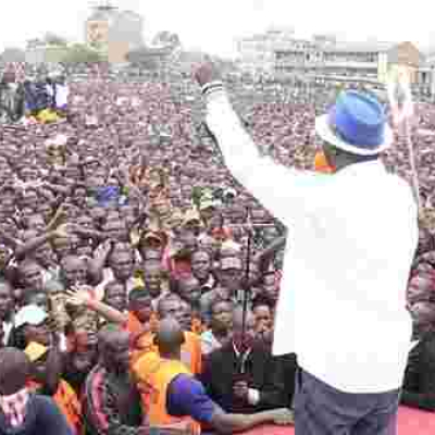 Raila Cautions His Supporters against Fleeing Nairobi during Elections