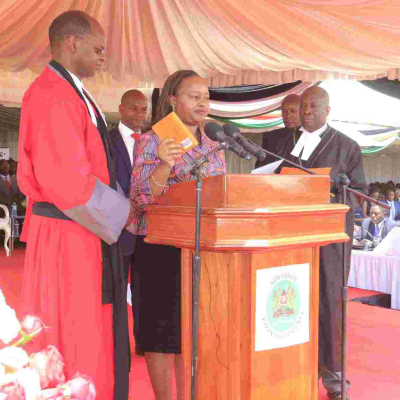 Anne Waiguru Promises Transformation as She Takes Oath of Office as Governor of Kirinyaga