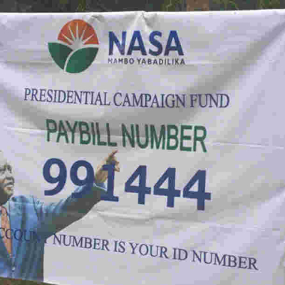 Raila Invites Those Ready to Go to Canaan to "Buy Tickets"