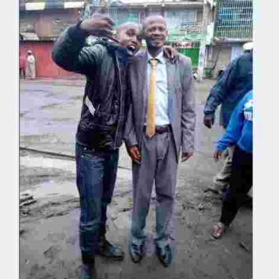 Transformed "Githeri Man" Pictured again at His Polling Station