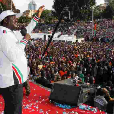 Raila to Hold Parallel Event at Uhuru Park during President Uhuru's Inauguration