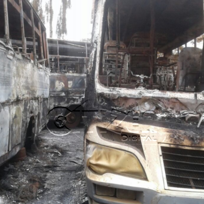 Thika Businessman Counting Losses as 13 Buses Are Torched in Suspected Arson