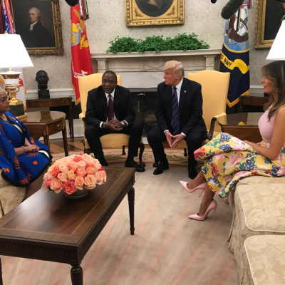 President Uhuru Kenyatta Finally Meets His US Counterpart Donald Trump at the White House