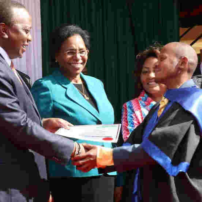 'Githeri Man' Successfully Completes Alcohol Rehabilitation Program, Receives Certificate from President Uhuru