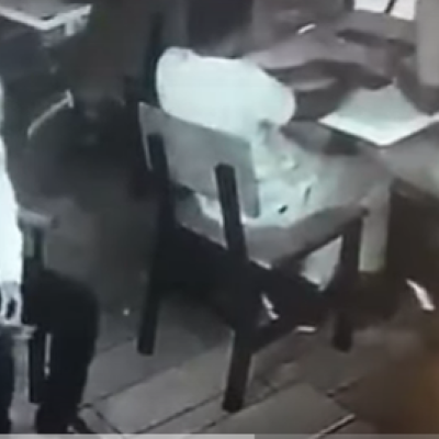 Well-Groomed Man Caught on CCTV Stealing Backpack from Customer at Nairobi CBD Eatery