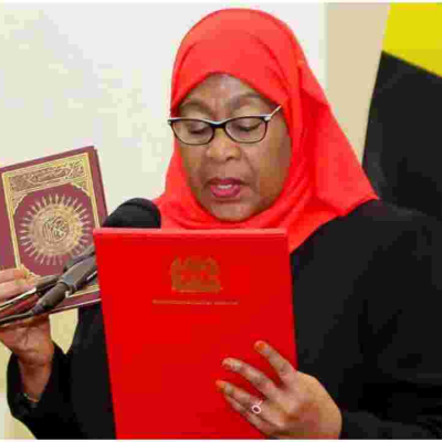 Samia Suluhu Sworn-in as Tanzania's First Female President 
