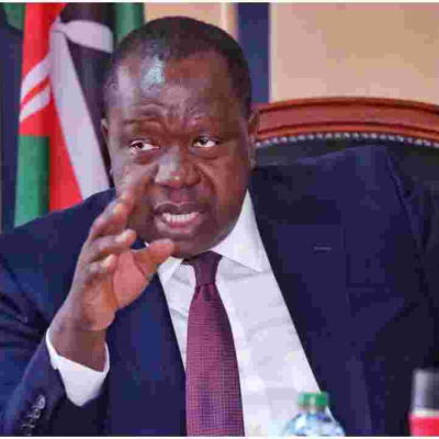 CS Matiang’i Says Attack On Raila’s Chopper was Planned and Funded