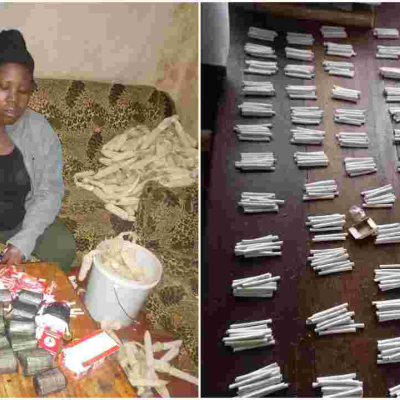 21-year-old Kiambu Woman Arrested with 810 Rolls of Bhang 
