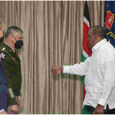 President Uhuru Holds Talks with US Army General Stephen Townsend