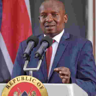 Mackenzie Will Be in Jail for a Lifetime - CS Kithure Kindiki 
