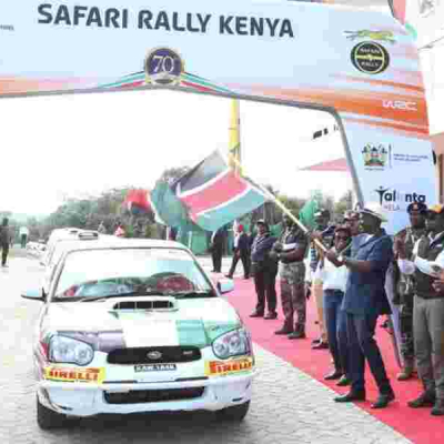 Ruto's Presidential Escort Team Injured as Car Overturns in Naivasha