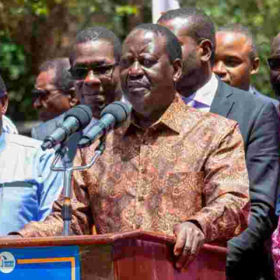 Raila: I Can't Talk to Ruto, He is Not to be Trusted