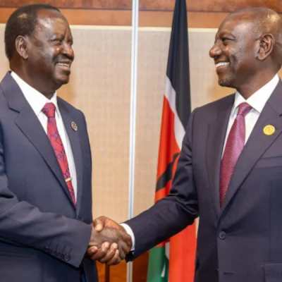 President William Ruto and Former Prime Minister Raila Odinga Ruto, Odinga Agree on Joint Candidates for November By-Elections