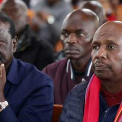 ODM leader Raila Odinga (left) and Kanu Chairman Gideon Moi  ODM and Kanu Face Key Tests Ahead of November By-Elections
