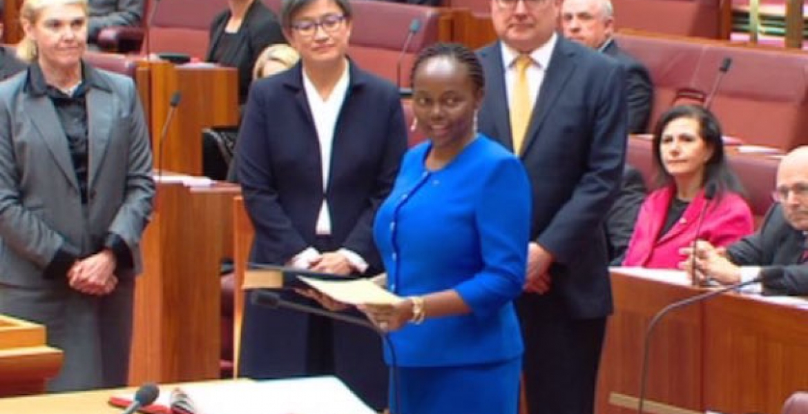 Kenyan-Born Lucy Gichuhi Sworn in, Becomes First Black Senator in Australia