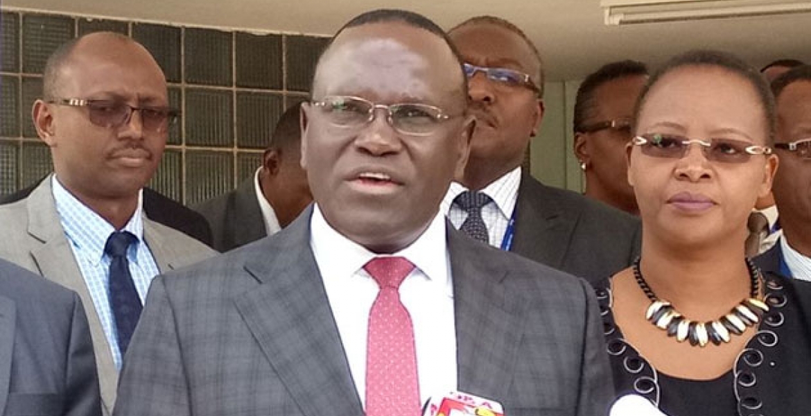 Health Cabinet Secretary Cleopa Mailu Kenya Government Shuts Down Two Top Nairobi Hotels over Cholera