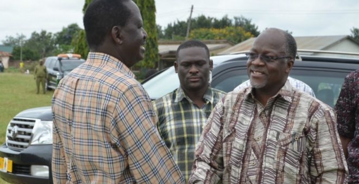 Image result for MAGUFULI AND RAILA