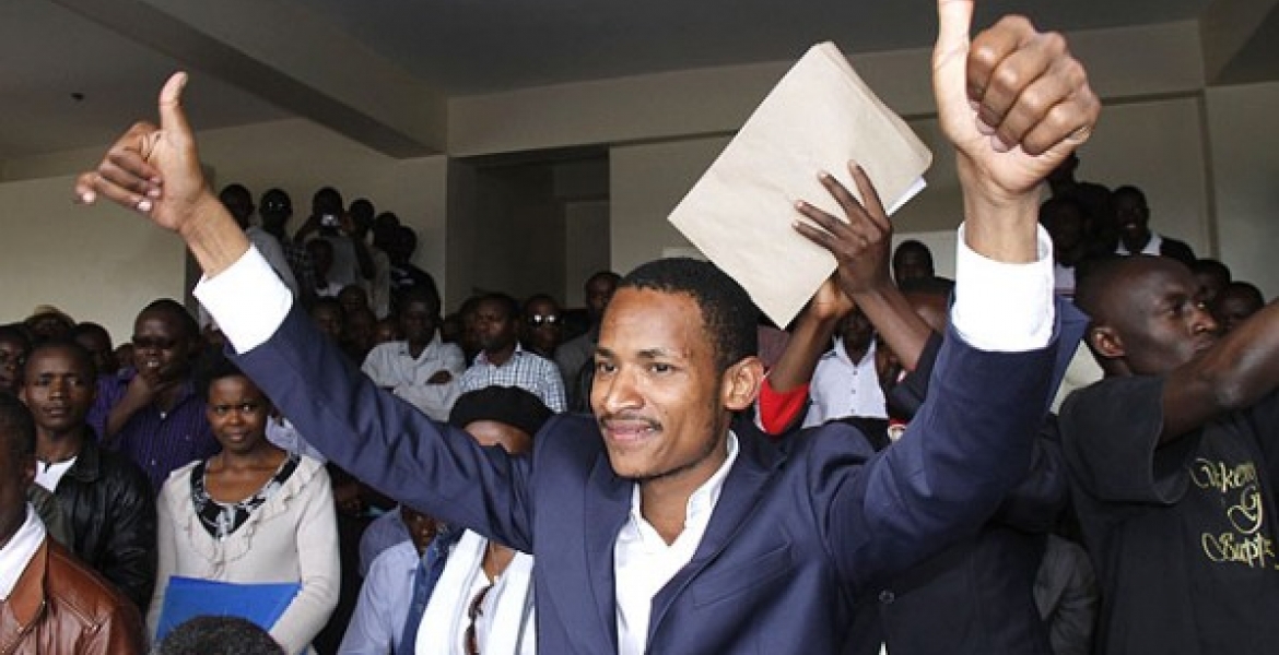 Babu Owino, winner of the ODM Embakasi East MP seat Babu Owino, KJ, Ken Okoth, George Theuri Clinch MP Seats in Nairobi County
