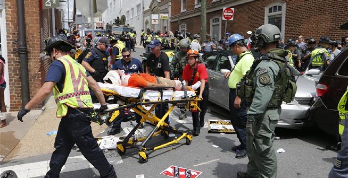 1 Dead, 19 Injured As Car Ploughs into Anti-White Supremacist Protesters in Charlottesville, Virginia