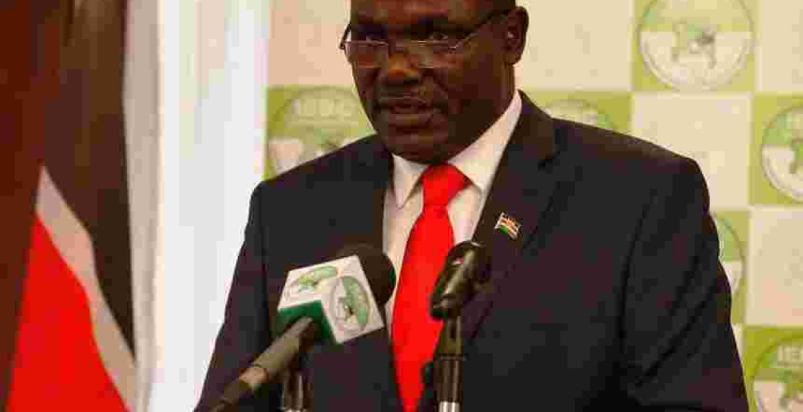 Independent Electoral and Boundaries Commission (IEBC) chairman Wafula Chebukati IEBC Ready to Conduct another Election, Chairman Chebukati Says