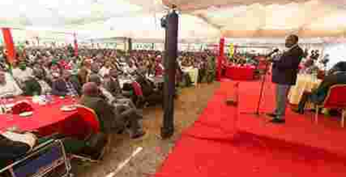 President Uhuru Leads 5,000 Mt. Kenya Leaders in Making the "Sagana Declaration"