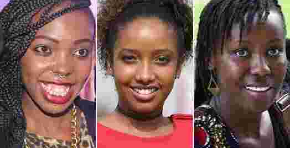 (l-r) Adelle Onyango, Anita Nderu, and Naomi Mwaura Three Kenyans Named among World's 100 Most Inspirational Women