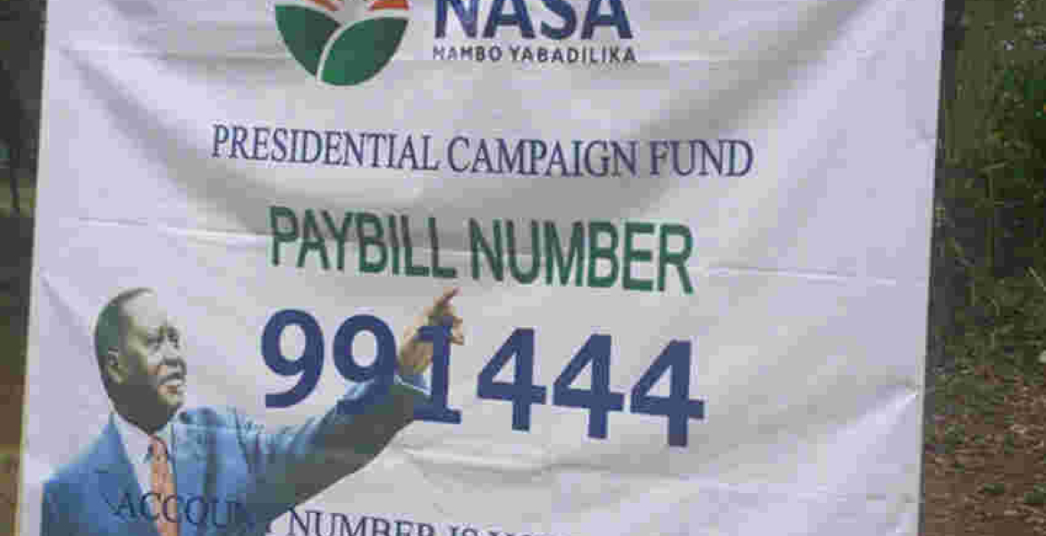 Raila Invites Those Ready to Go to Canaan to "Buy Tickets"