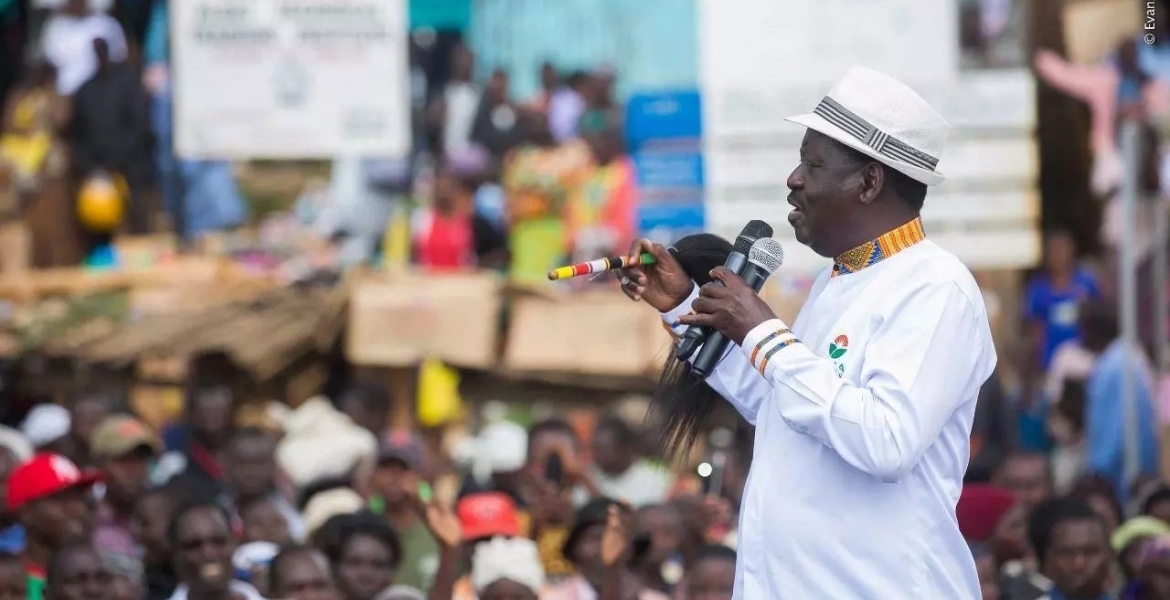 Raila Declares Countrywide Demonstrations on Voting Day