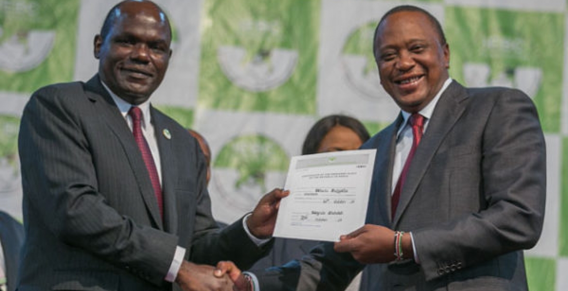 IEBC Gazettes Uhuru as President-Elect