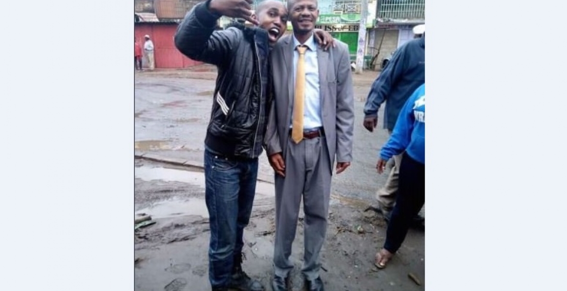 Transformed "Githeri Man" Pictured again at His Polling Station