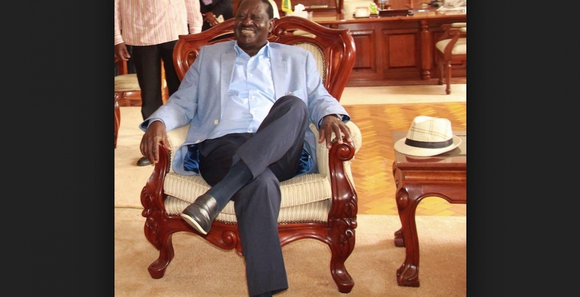Raila Accuses President Uhuru of Rigging against Himself