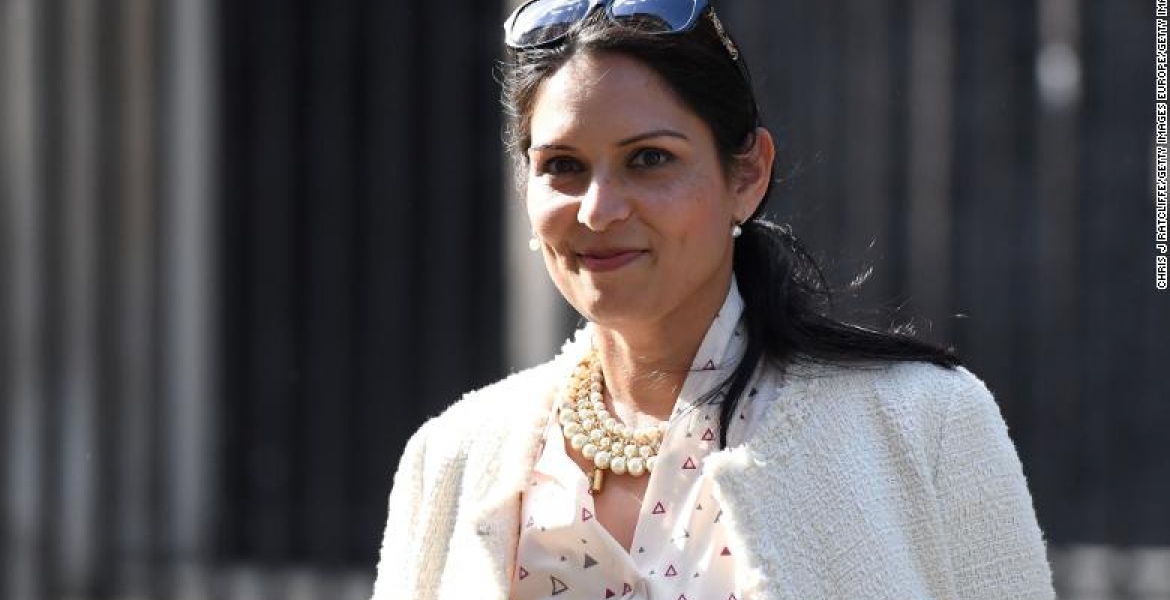 Priti Patelm British International Development Secretary who resigned on Wednesday Why Over 20,000 Britons Tracked a Kenya Airways Flight from Nairobi to London on Wednesday