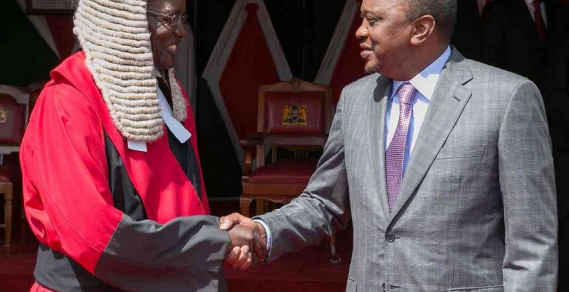 Develop Thick Skin, President Uhuru Tells Chief Justice David Maraga