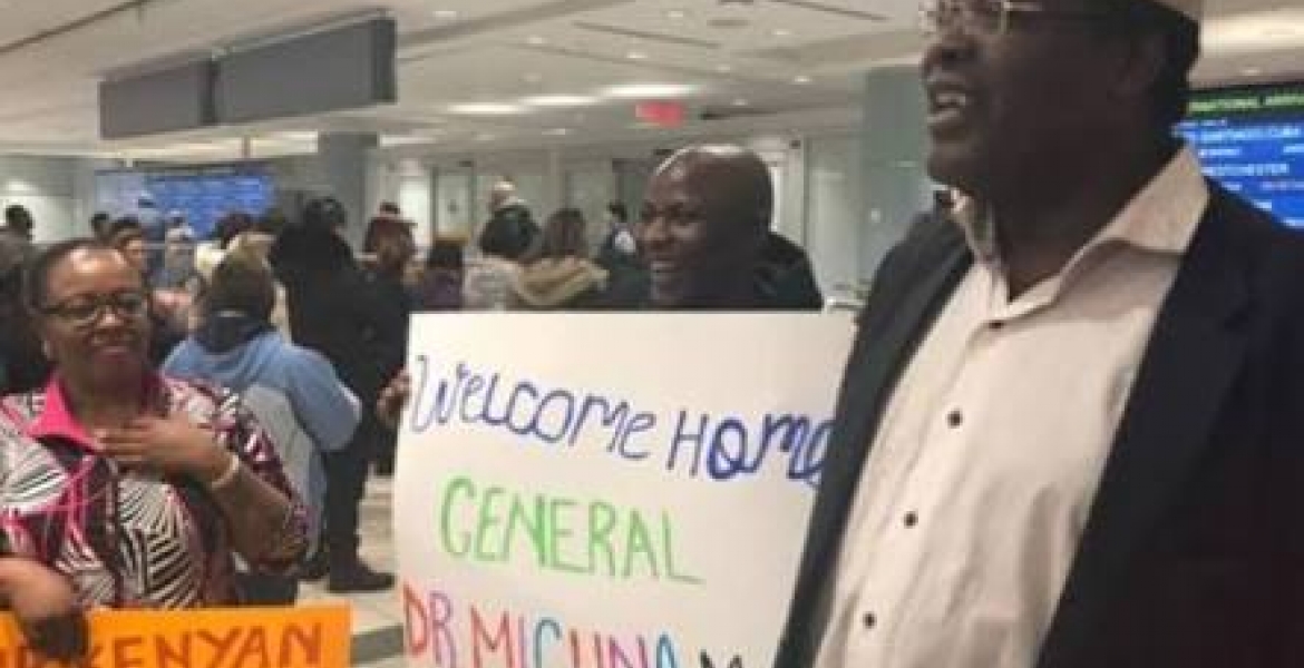Miguna Treated to a 'Grand' Reception by Kenyans in Canada [VIDEO]