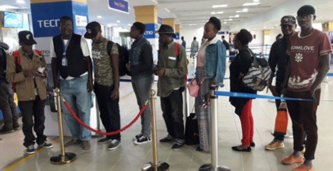 Nine Kenyans Stranded in Middle East Return Home