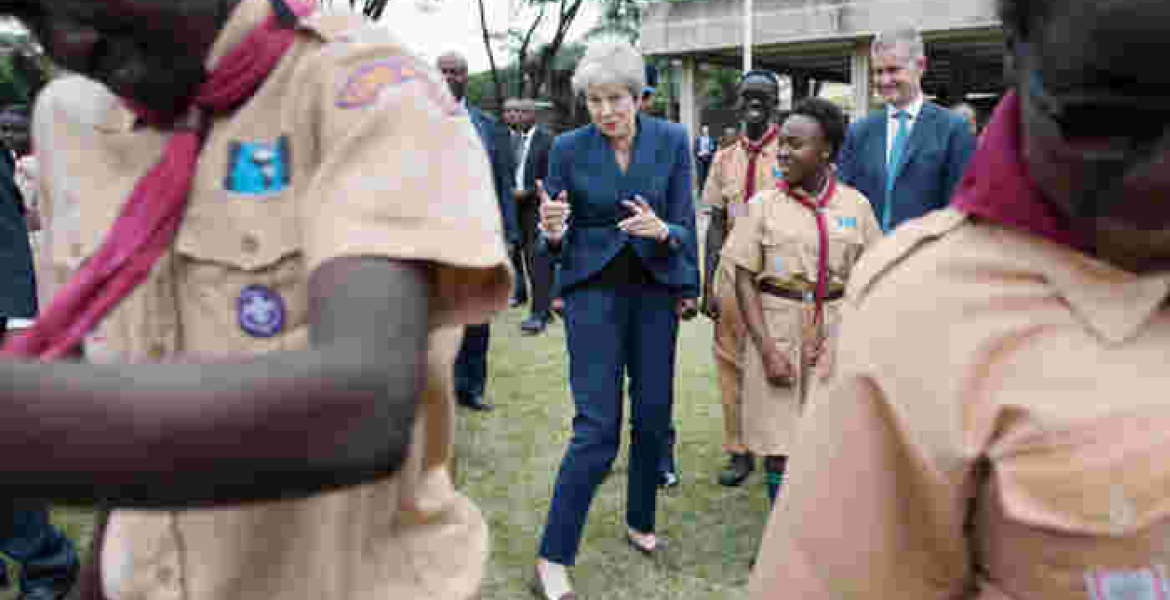 British Prime Minister Theresa May's Dance Moves in Nairobi Elicit Mixed Reactions [VIDEO]