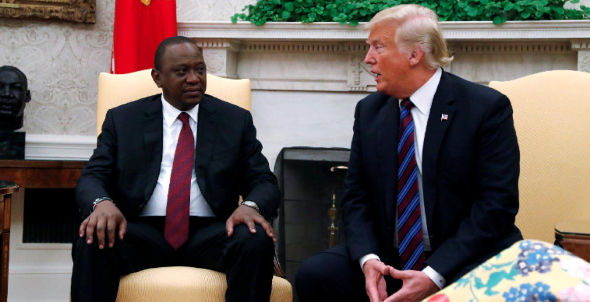 'You Chose a Good Day to Come; We're in Very Good Mood’, Trump Tells Uhuru [VIDEO]