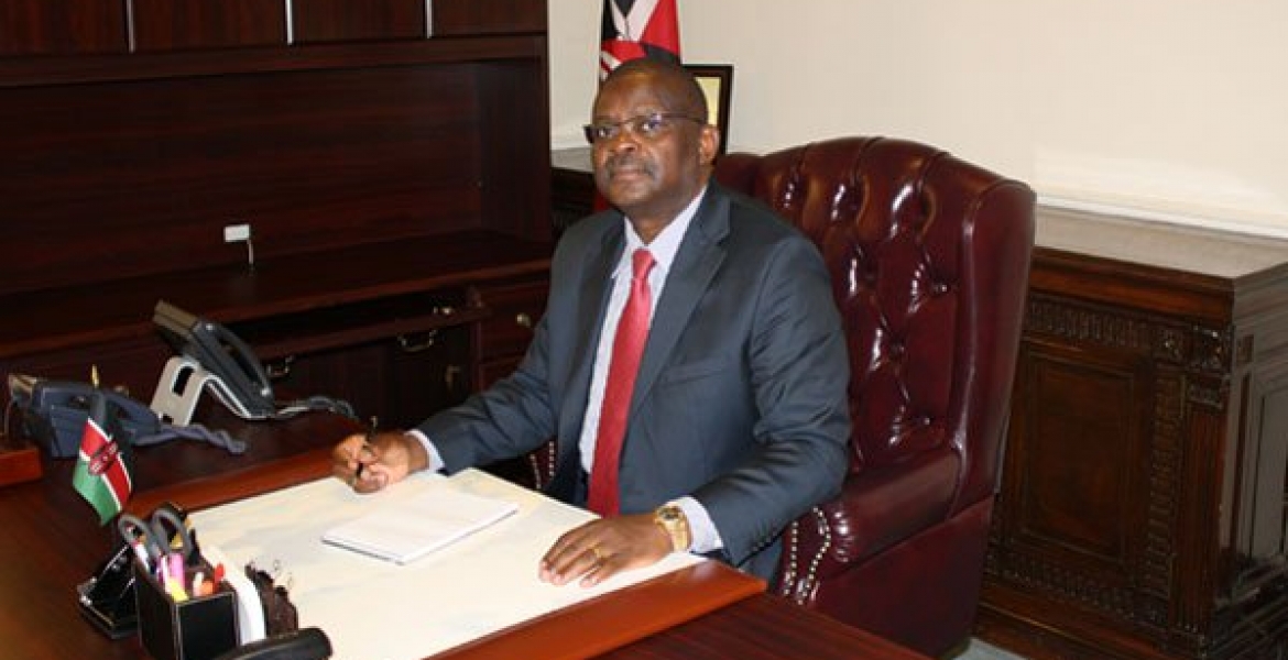 PHOTO | BMJ MURIITHI | NATION MEDIA GROUP Two Former Staff at Kenyan Embassy in Washington, DC Accuse Ambassador Robinson Githae of Wrongful Dismissal