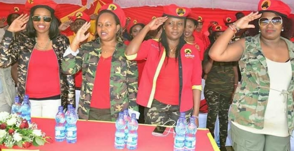 Image result for kenya ladies wearing millitary attire"