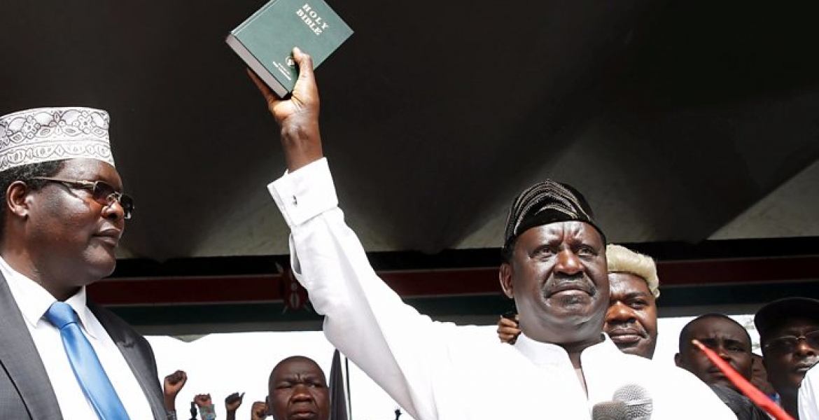 Odinga Family Opposed Raila's 'Swearing-in', Oburu Says