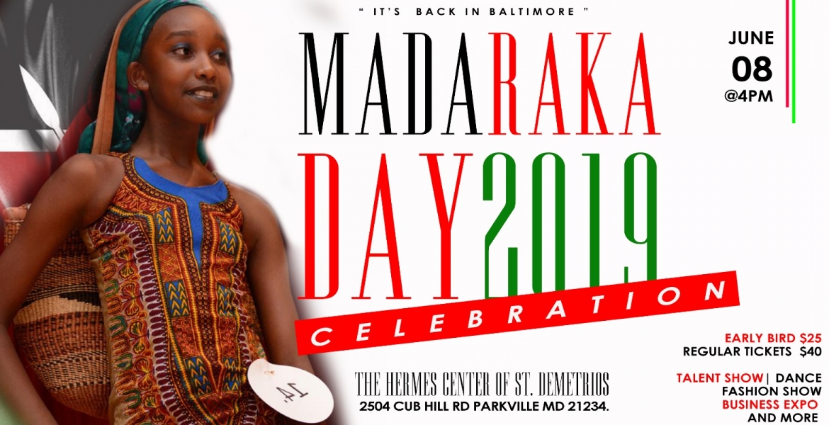 Madaraka Day Celebration in Baltimore, MD on June 8, 2019: Purchase Discounted EARLY BIRD Tickets