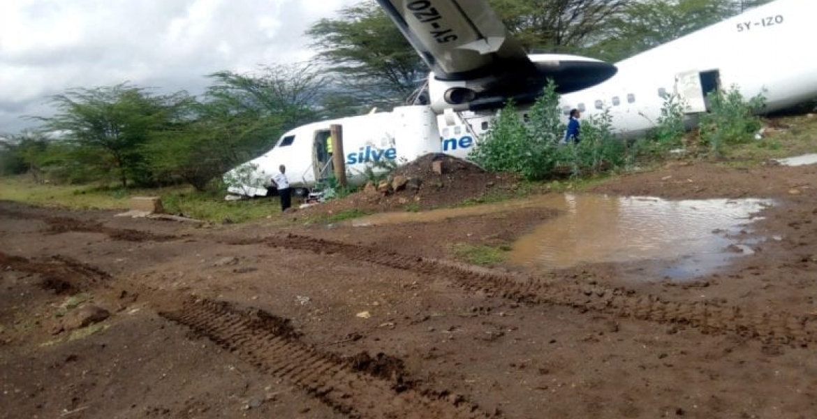 #SilverstoneAirCrash: Plane Carrying 55 People Crashes at Wilson Airport